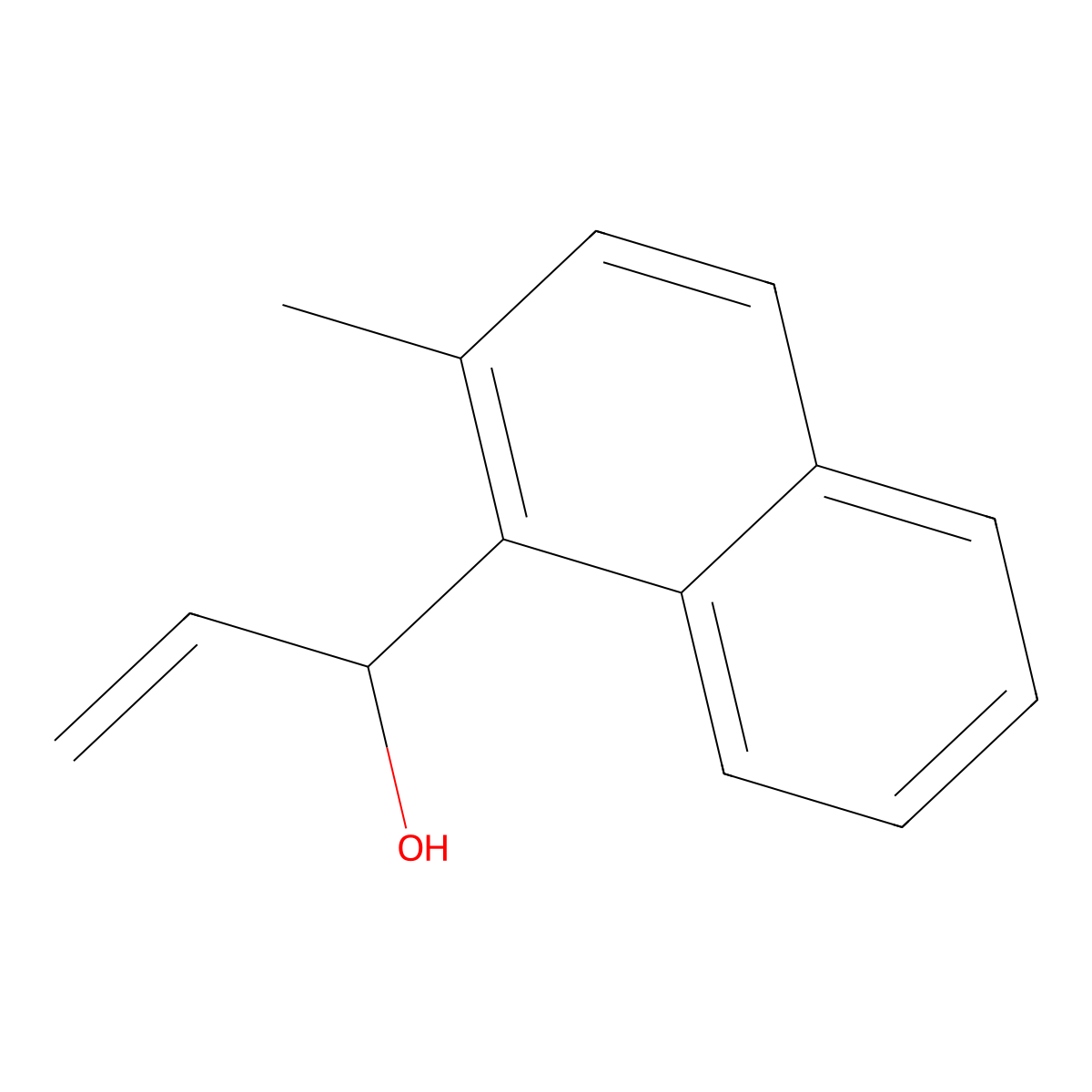 1-(2-Methylnaphthalen-1-yl)prop-2-en-1-ol molecular structure, CAS 1042012-61-2