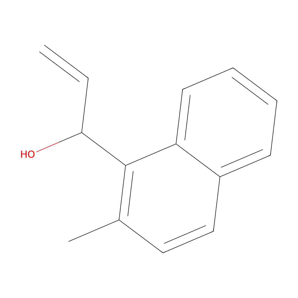 1-(2-Methylnaphthalen-1-yl)prop-2-en-1-ol molecular structure, CAS 1042012-61-2