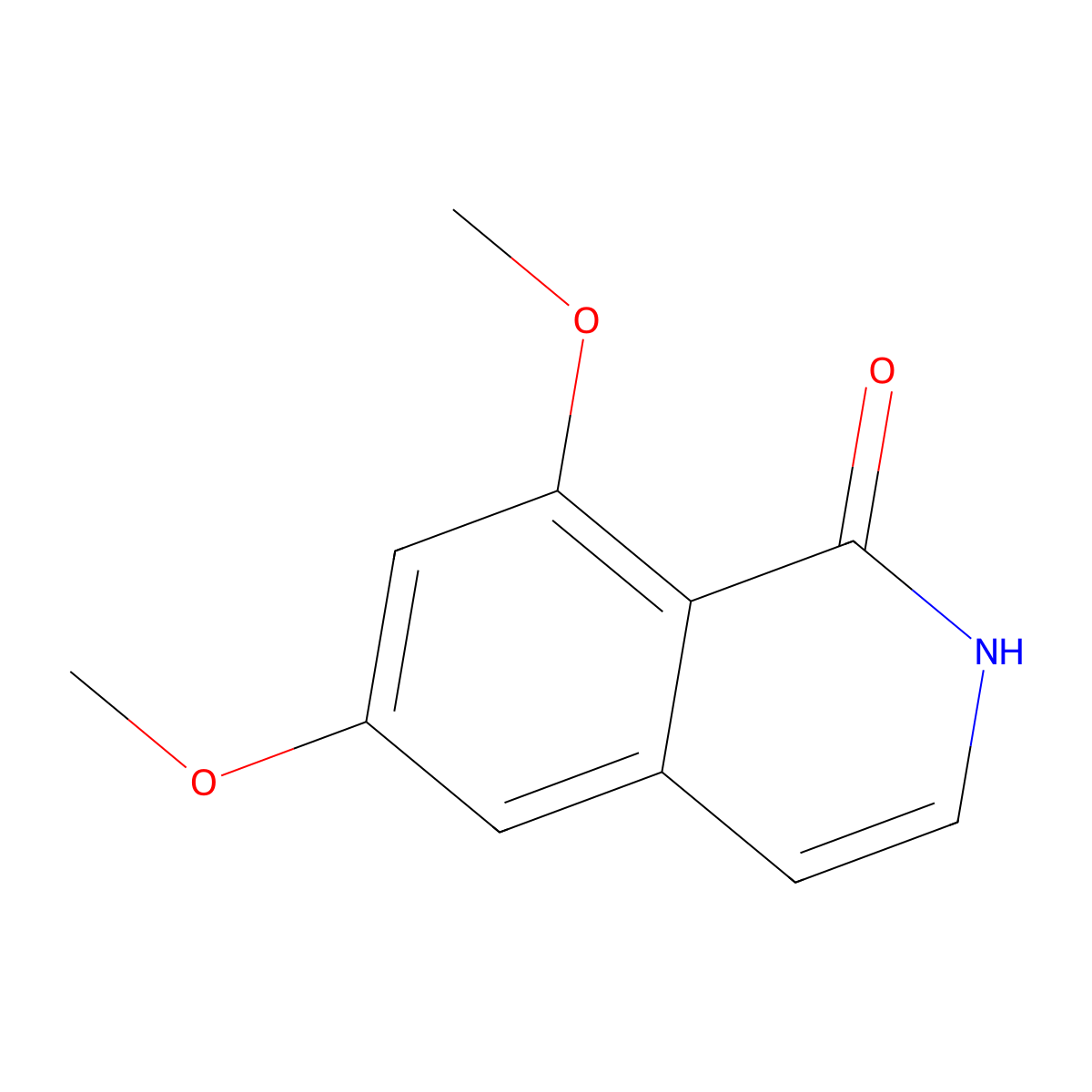 6,8-Dimethoxyisoquinolin-1(2H)-one molecular structure, CAS 1042031-63-9