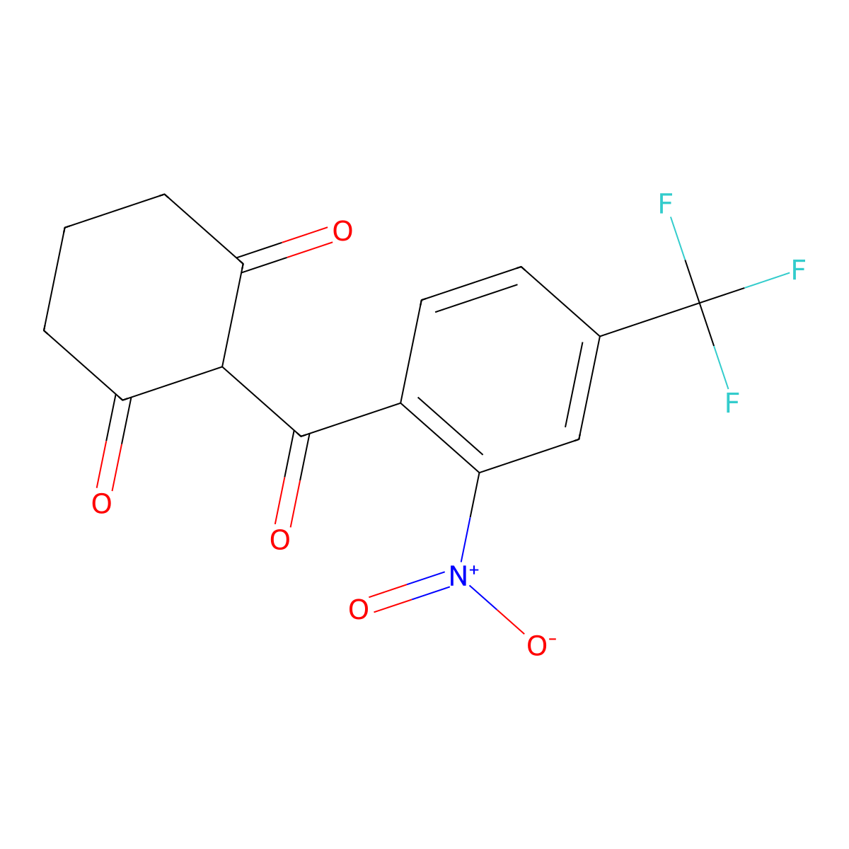 Nitisinone molecular structure, CAS 104206-65-7