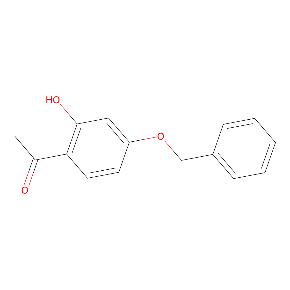 4'-Benzyloxy-2'-hydroxyacetophenone molecular structure, CAS 104214-61-1