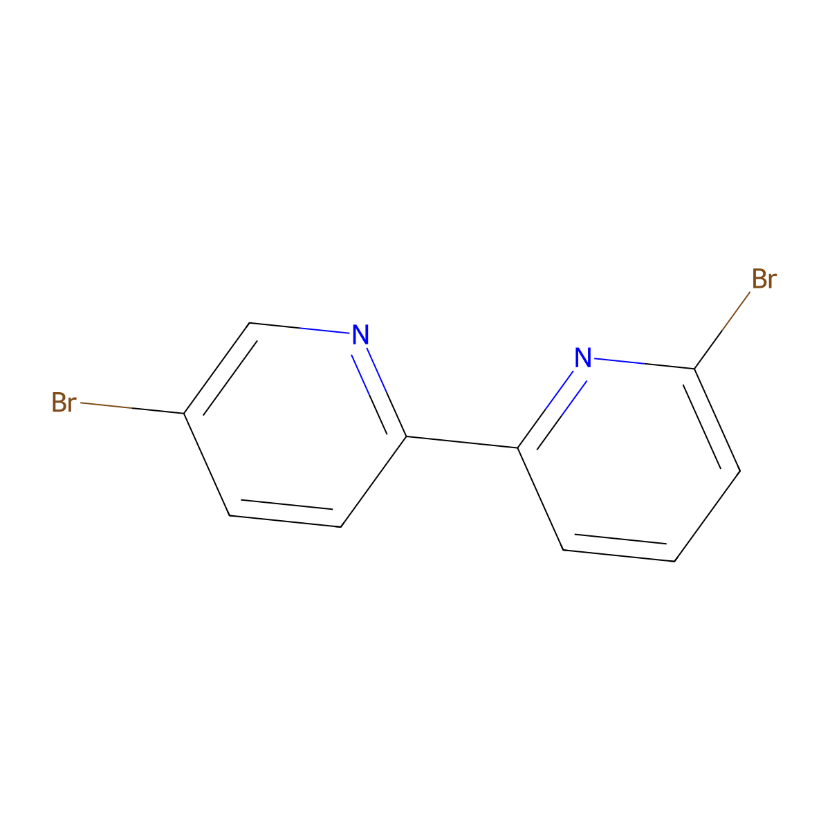 5,6'-Dibromo-2,2'-bipyridine molecular structure, CAS 1042150-70-8
