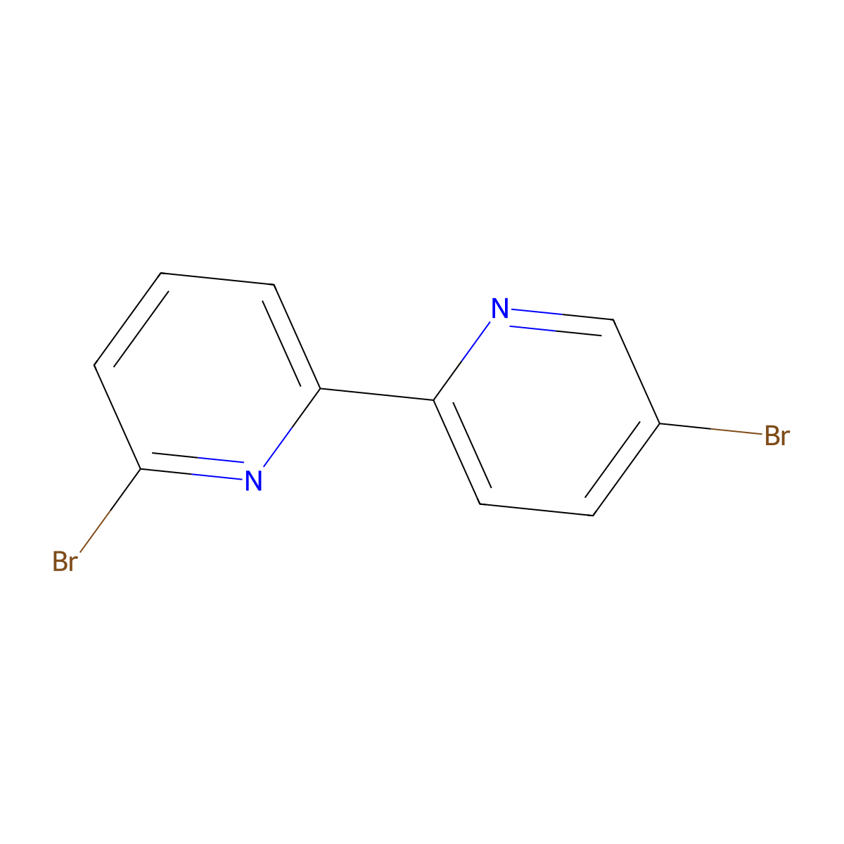 5,6'-Dibromo-2,2'-bipyridine molecular structure, CAS 1042150-70-8