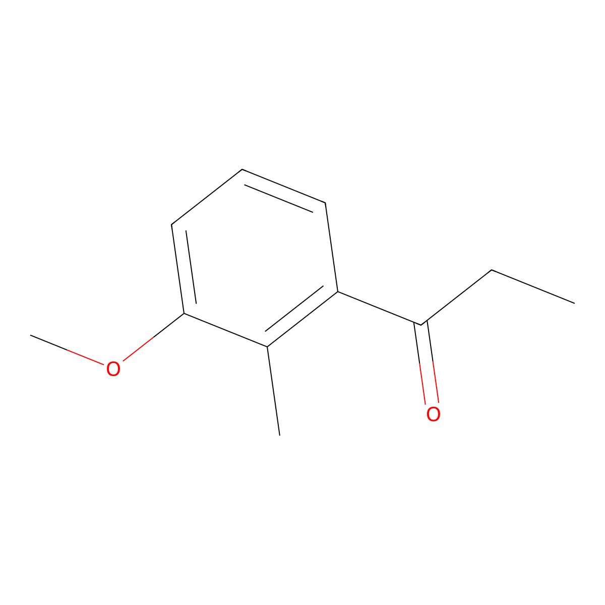 1-(3-Methoxy-2-methylphenyl)propan-1-one molecular structure, CAS 104216-40-2