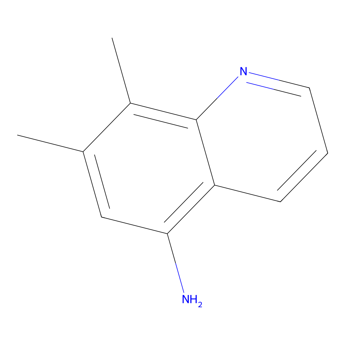 7,8-Dimethylquinolin-5-amine molecular structure, CAS 104217-16-5