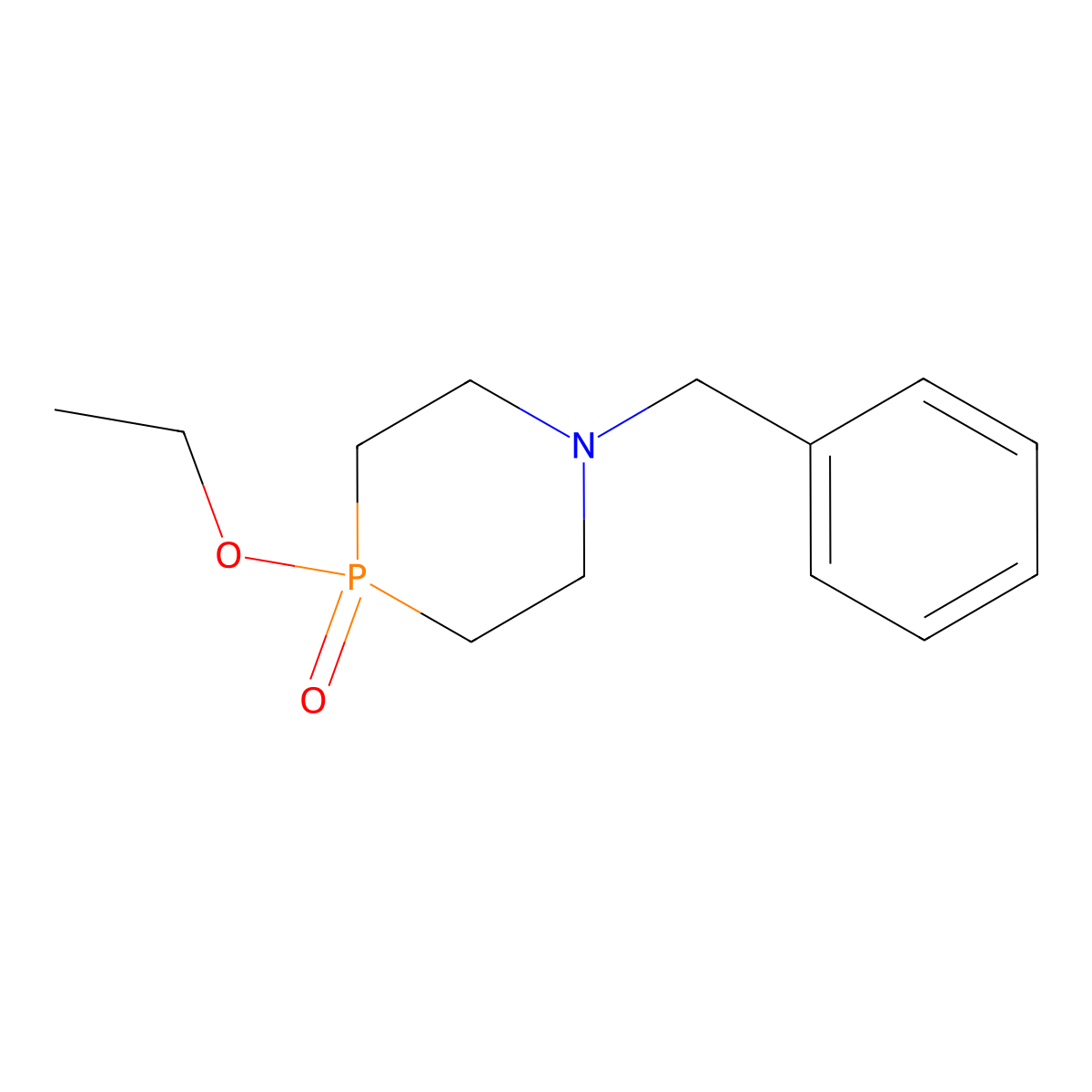 1-Benzyl-4-ethoxy-1,4-azaphosphinane 4-oxide molecular structure, CAS 1042425-92-2
