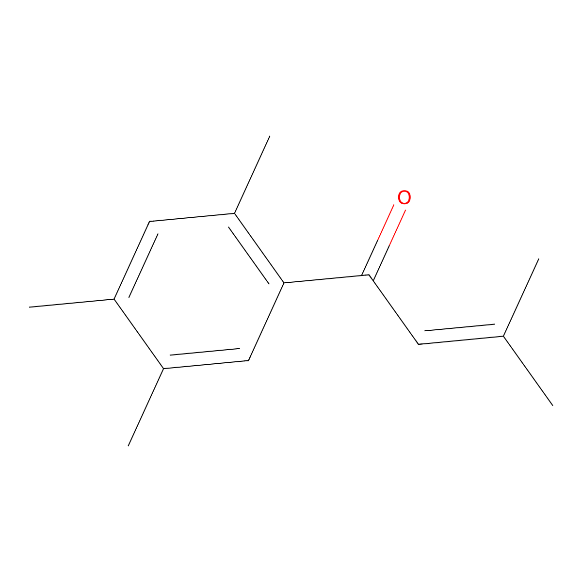 Crotonophenone, 2',3,4',5'-tetramethyl- molecular structure, CAS 10425-85-1