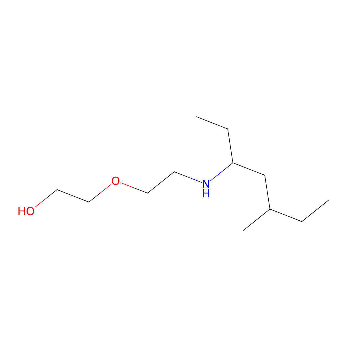 2-{2-[(5-Methylheptan-3-yl)amino]ethoxy}ethan-1-ol molecular structure, CAS 1042522-20-2