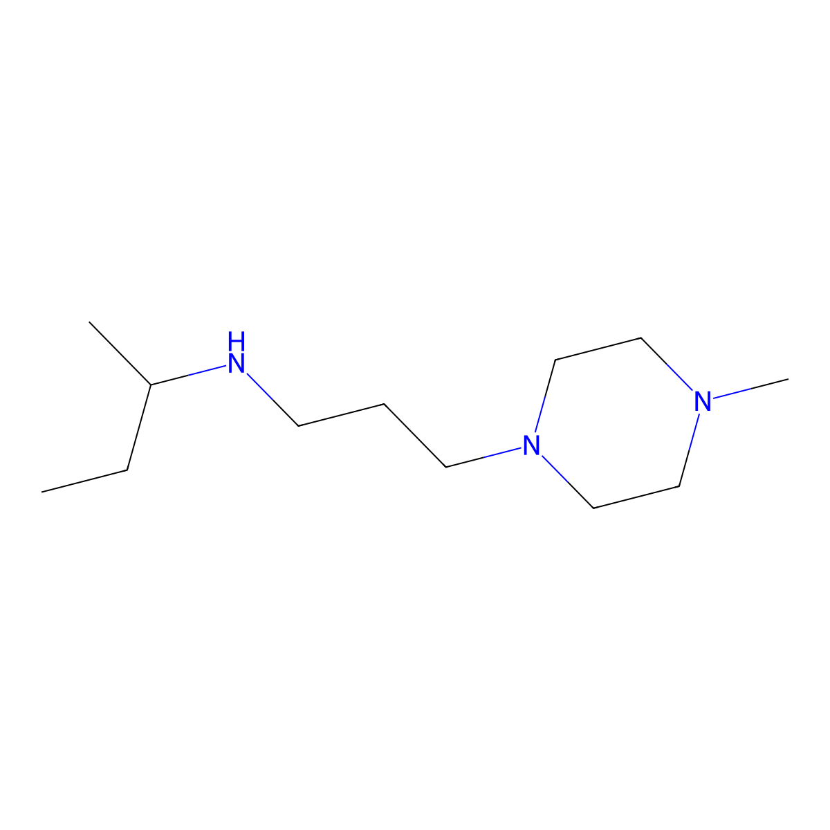 (Butan-2-yl)[3-(4-methylpiperazin-1-yl)propyl]amine molecular structure, CAS 1042529-05-4