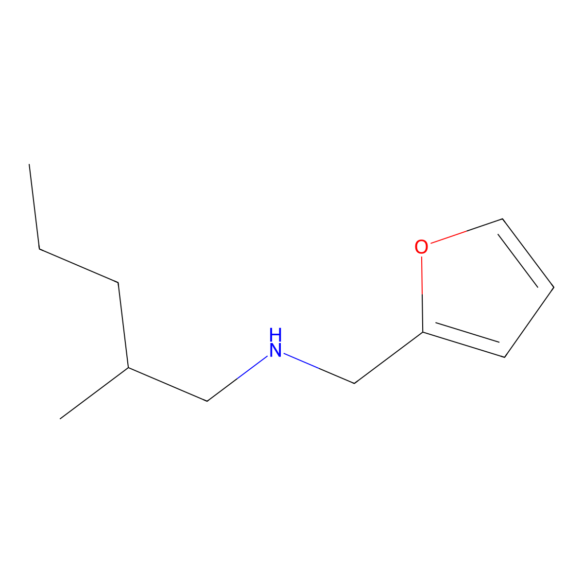 [(Furan-2-yl)methyl](2-methylpentyl)amine molecular structure, CAS 1042545-99-2