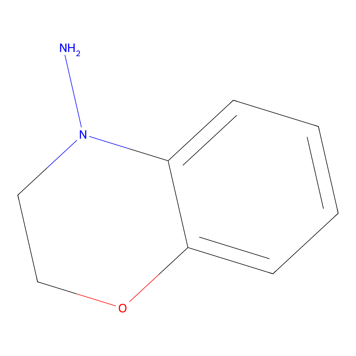 2H-benzo[b][1,4]oxazin-4(3H)-amine molecular structure, CAS 104255-56-3