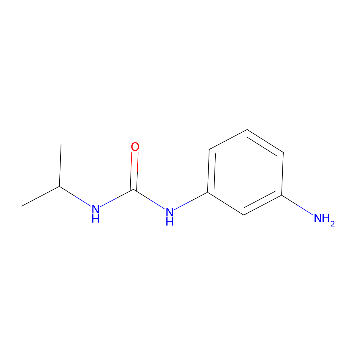 1-(3-Aminophenyl)-3-(propan-2-yl)urea molecular structure, CAS 1042554-38-0
