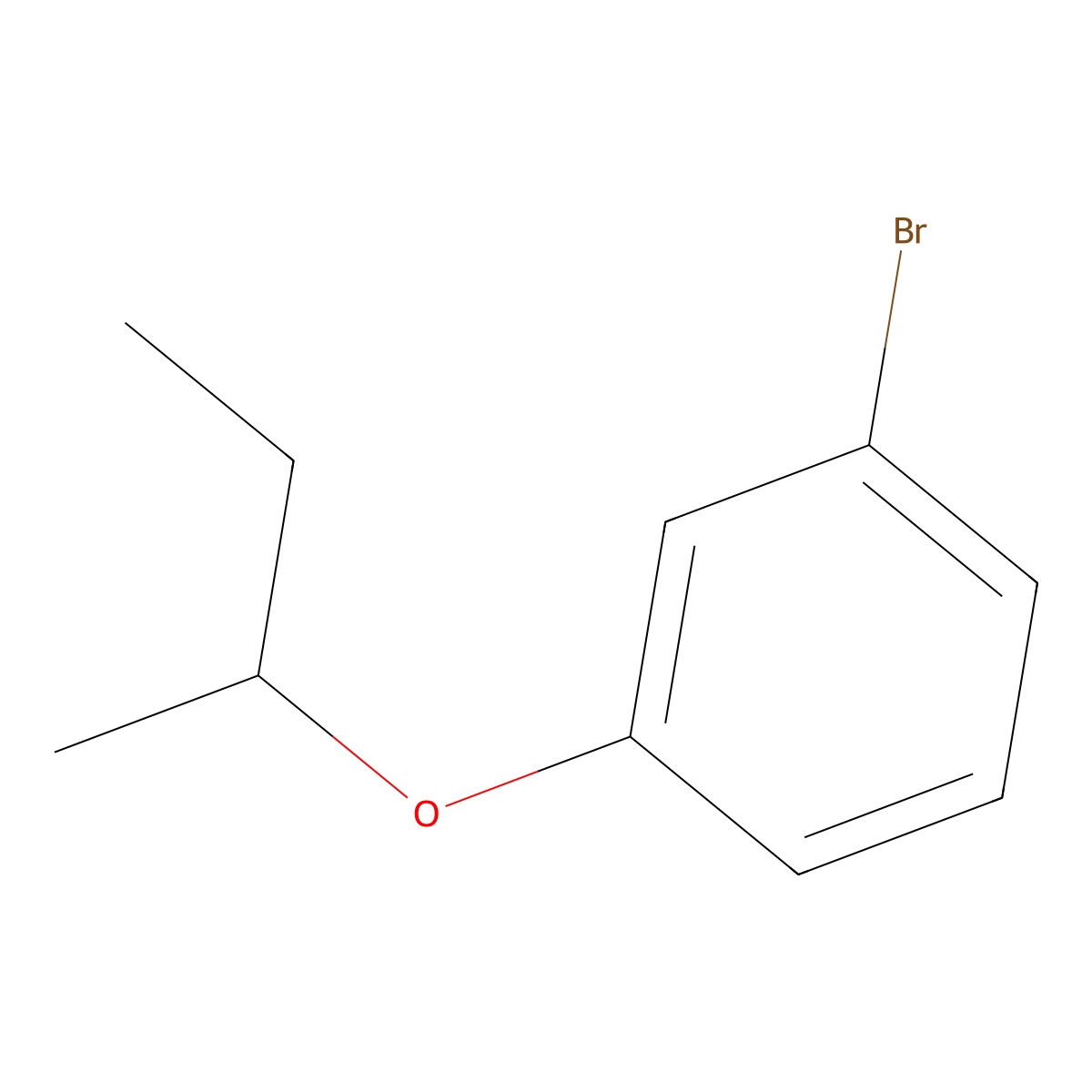 1-Bromo-3-butan-2-yloxybenzene molecular structure, CAS 1042560-11-1