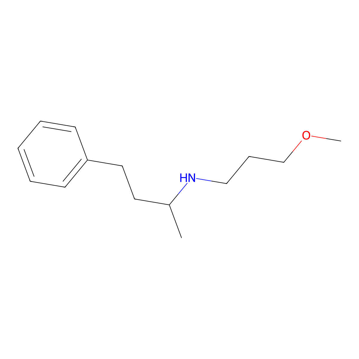 (3-Methoxypropyl)(4-phenylbutan-2-yl)amine molecular structure, CAS 1042578-29-9