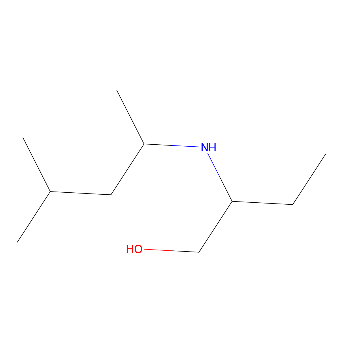 2-[(4-Methylpentan-2-yl)amino]butan-1-ol molecular structure, CAS 1042623-42-6