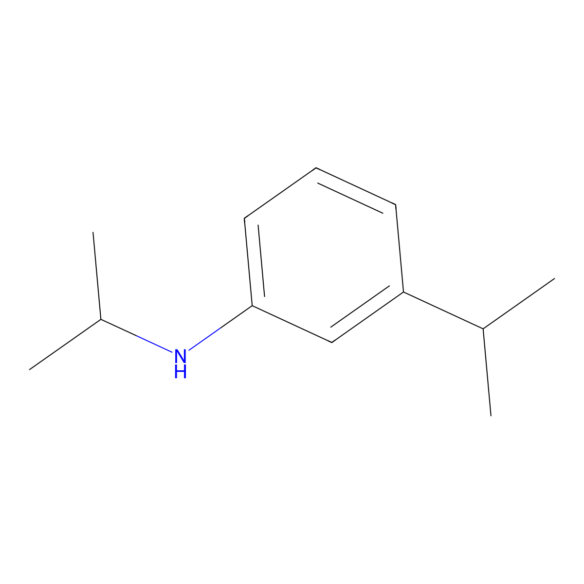 N,3-bis(propan-2-yl)aniline molecular structure, CAS 1042628-27-2
