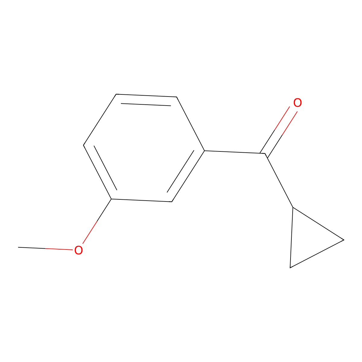 Cyclopropyl(3-methoxyphenyl)methanone molecular structure, CAS 104271-41-2