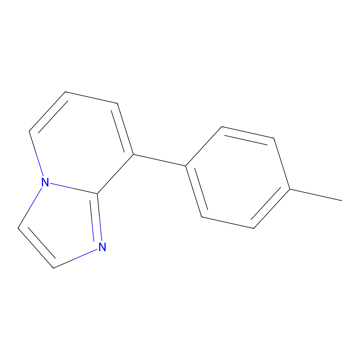 Imidazo[1,2-a]pyridine,8-(4-methylphenyl)- molecular structure, CAS 104271-53-6