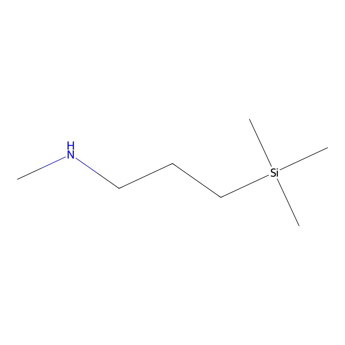 Methyl[3-(trimethylsilyl)propyl]amine molecular structure, CAS 104272-57-3