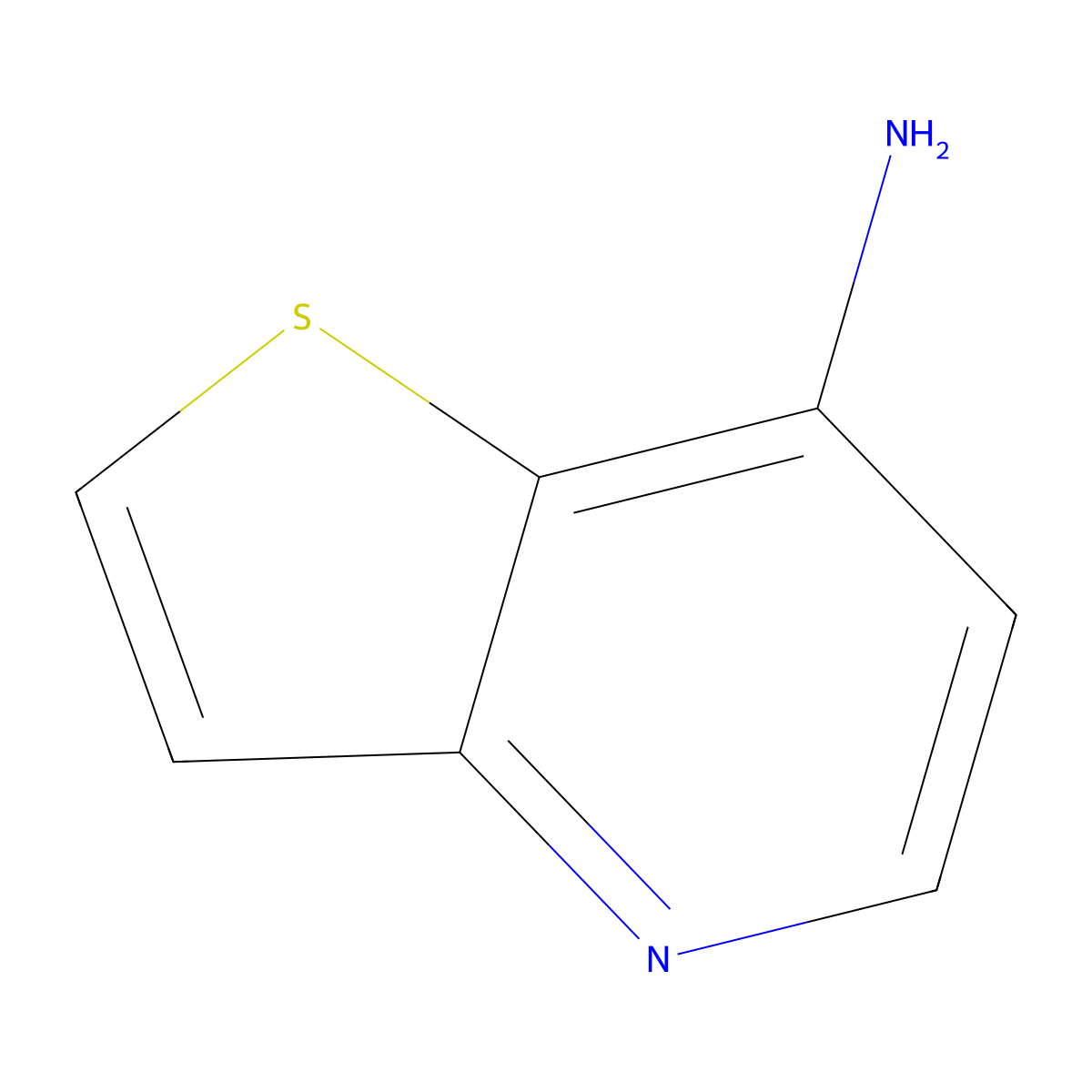 Thieno(3,2-b)pyridin-7-amine molecular structure, CAS 104273-32-7