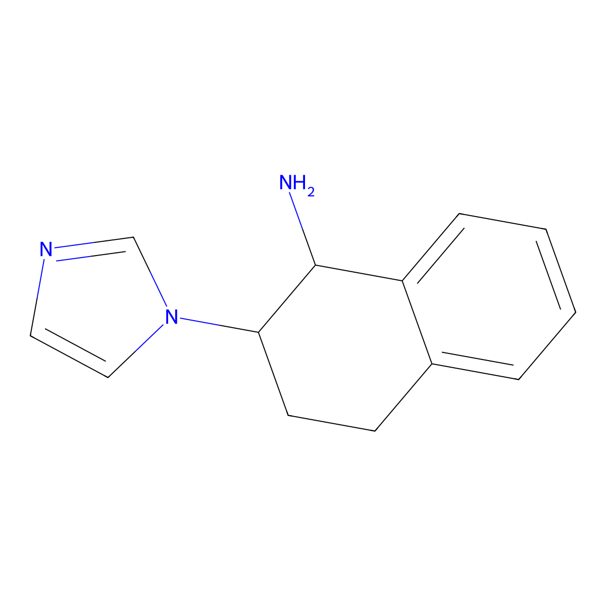 2-(1H-imidazol-1-yl)-1,2,3,4-tetrahydronaphthalen-1-amine molecular structure, CAS 1042771-99-2