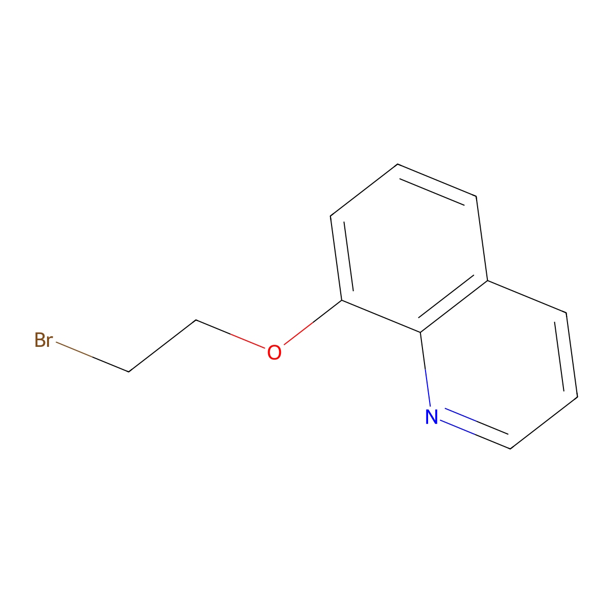 8-(2-Bromo-ethoxy)quinoline molecular structure, CAS 1042779-98-5
