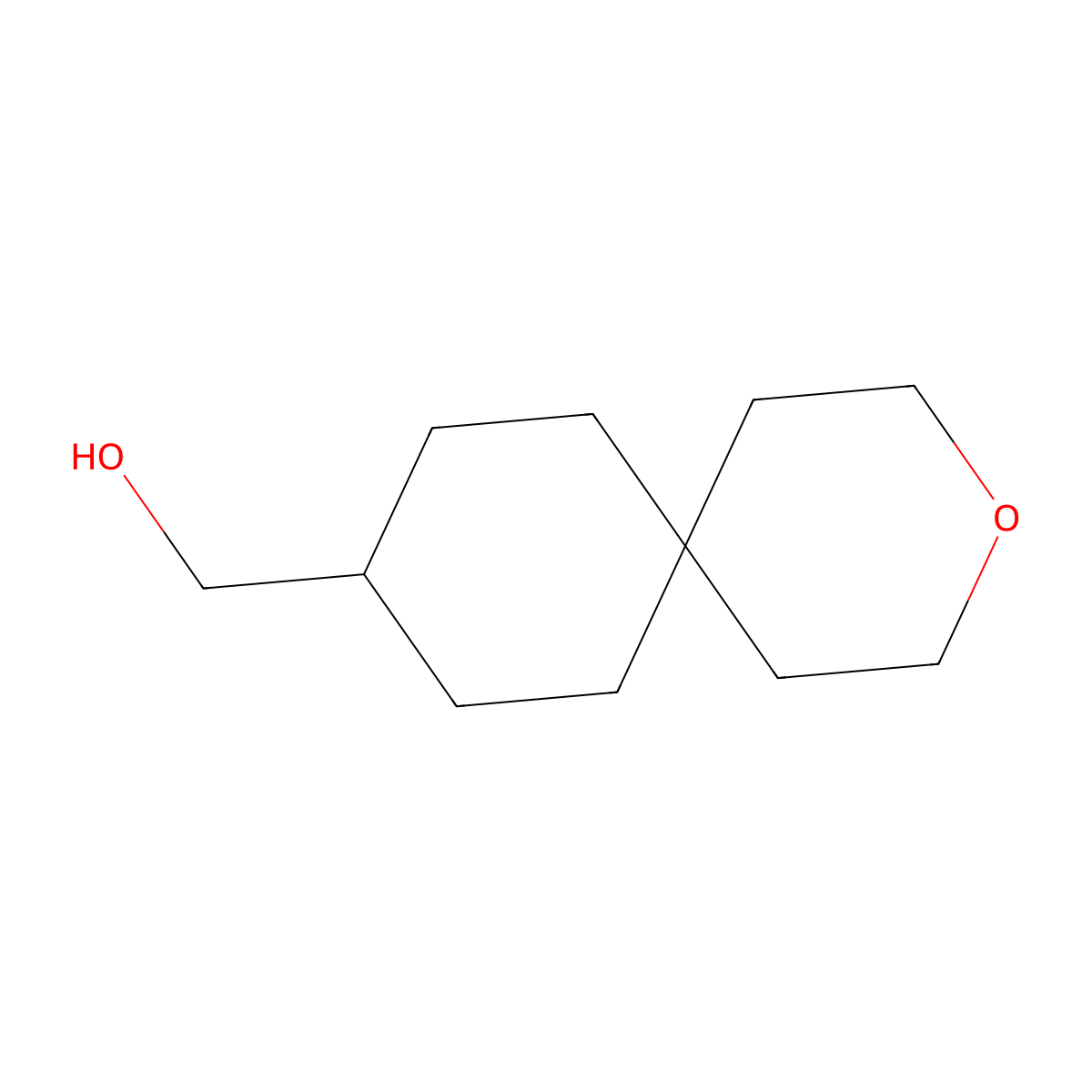 (3-Oxaspiro[5.5]undecan-9-yl)methanol molecular structure, CAS 10428-83-8