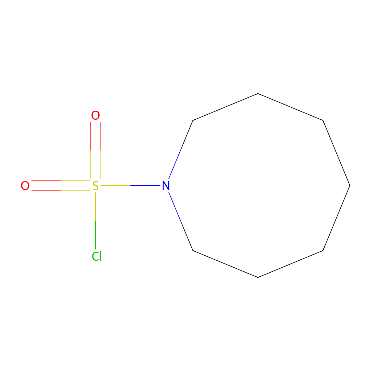 Azocane-1-sulfonyl chloride molecular structure, CAS 1042803-94-0
