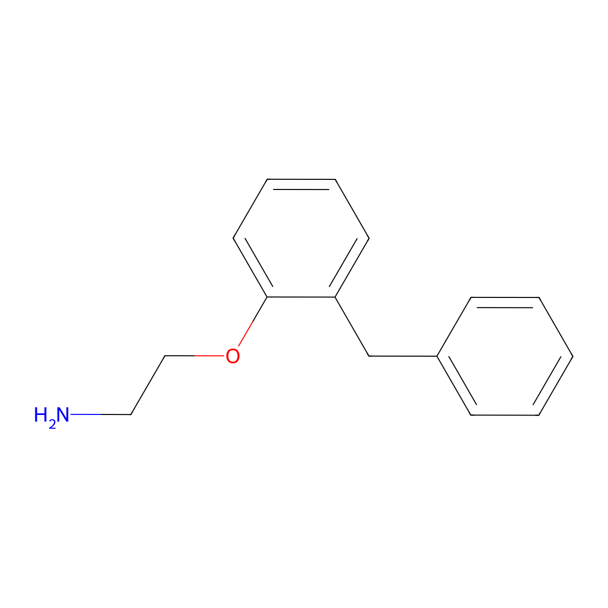 2-(2-Benzylphenoxy)ethanamine molecular structure, CAS 10429-44-4