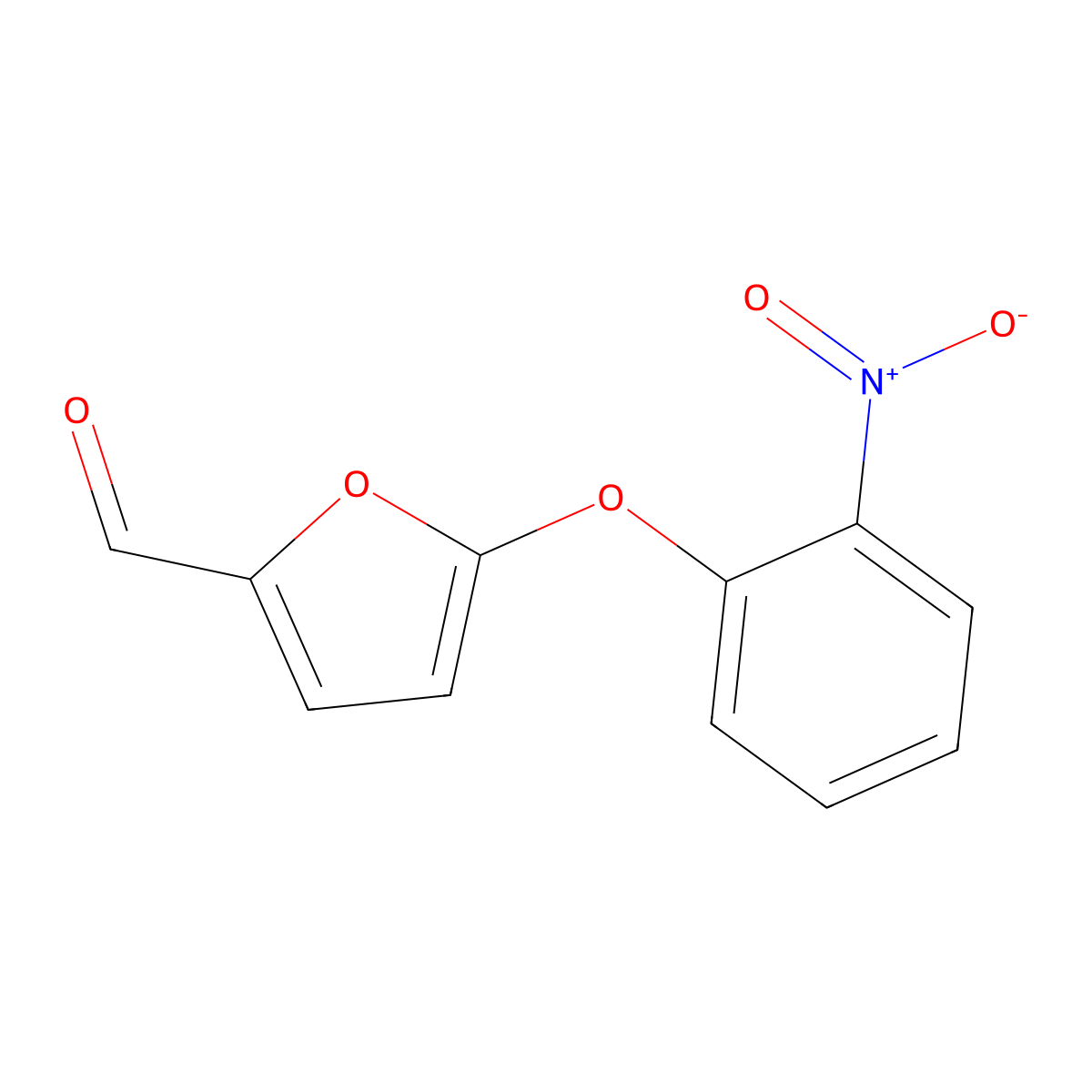 5-(2-Nitrophenoxy)furan-2-carbaldehyde molecular structure, CAS 104290-82-6