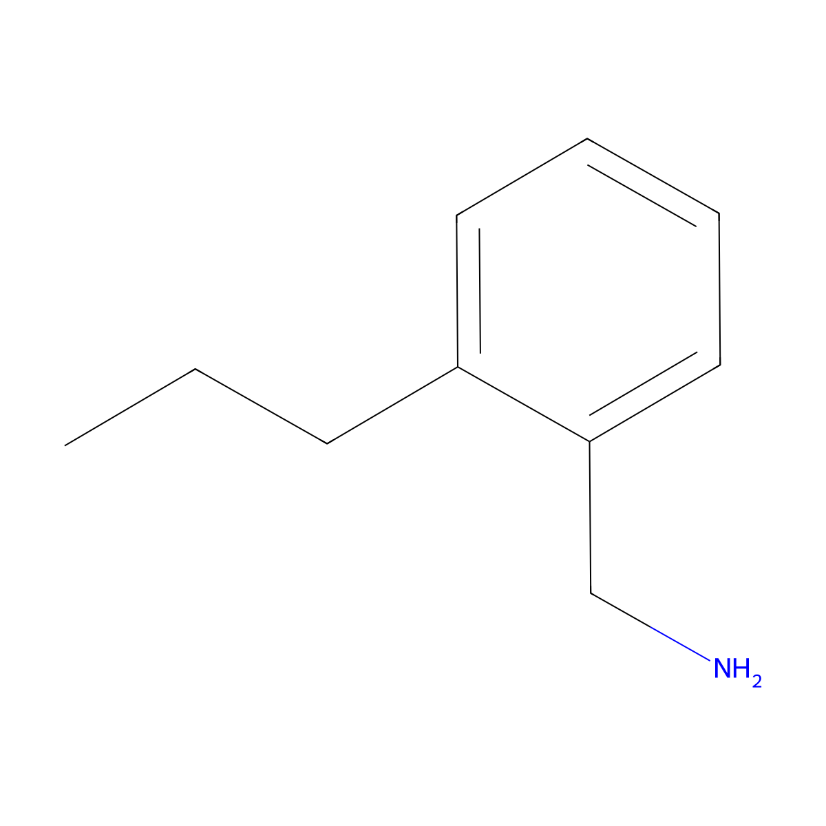 (2-Propylphenyl)methanamine molecular structure, CAS 104293-83-6