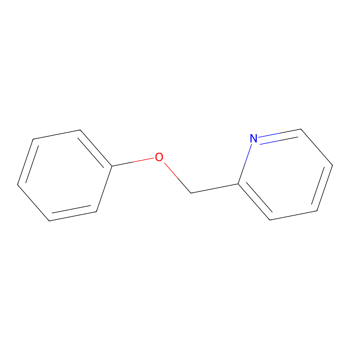 2-(Phenoxymethyl)pyridine molecular structure, CAS 104294-19-1