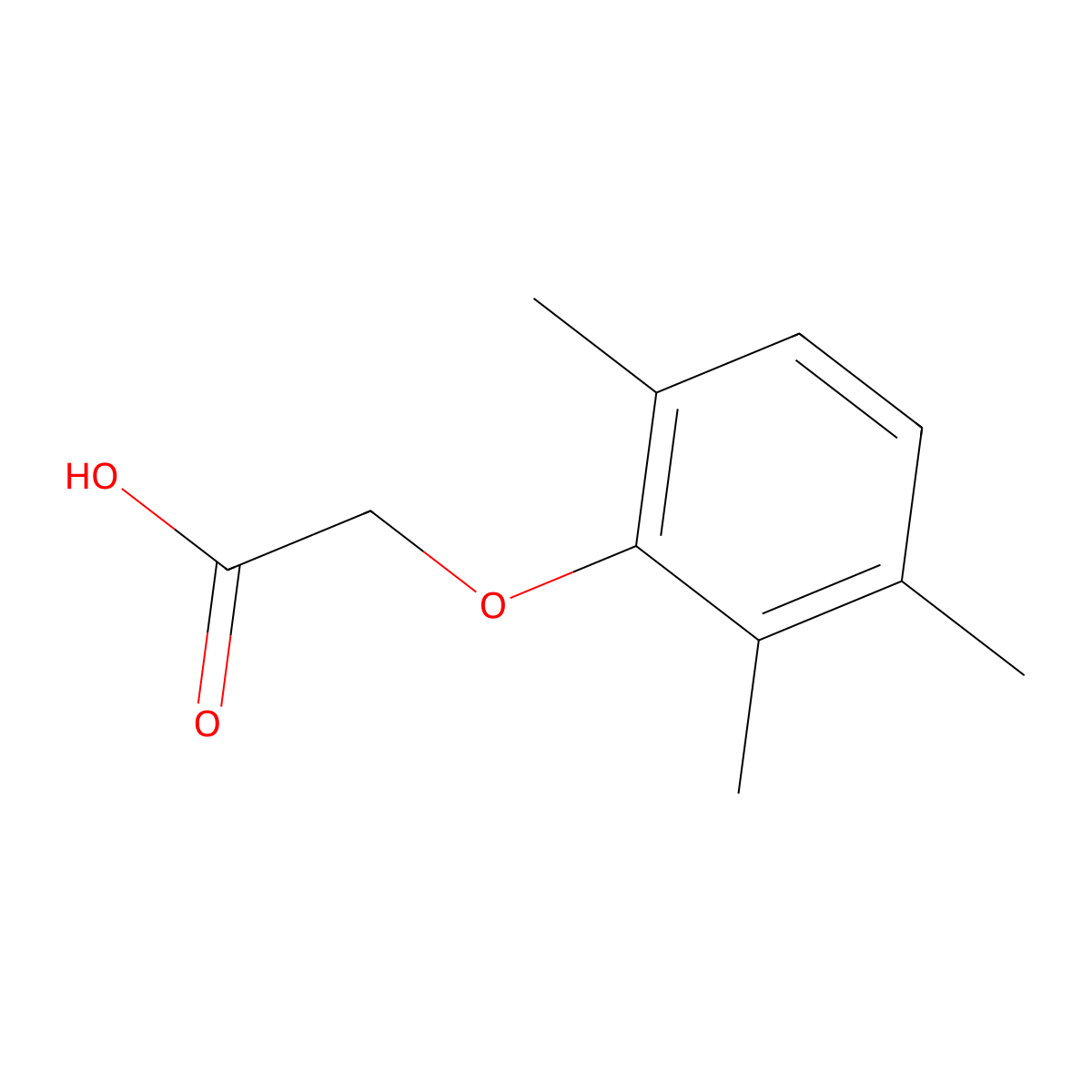 2-(2,3,6-trimethylphenoxy)acetic Acid molecular structure, CAS 104295-97-8