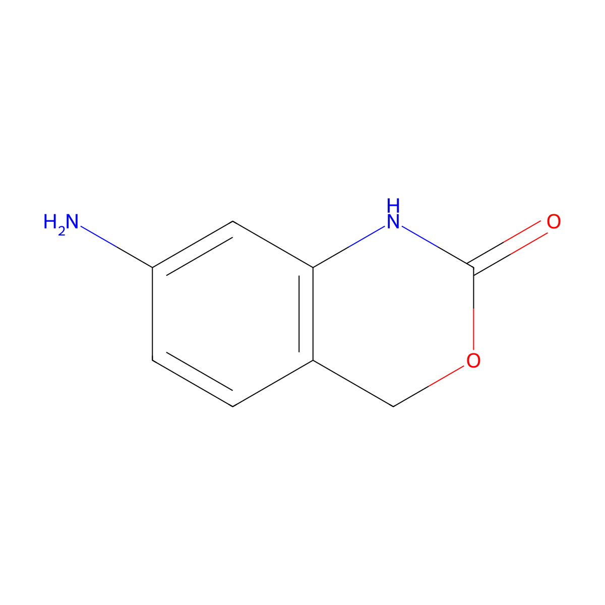 7-AMINO-1H-BENZO[d][1,3]OXAZIN-2(4H)-ONE molecular structure, CAS 1042972-65-5