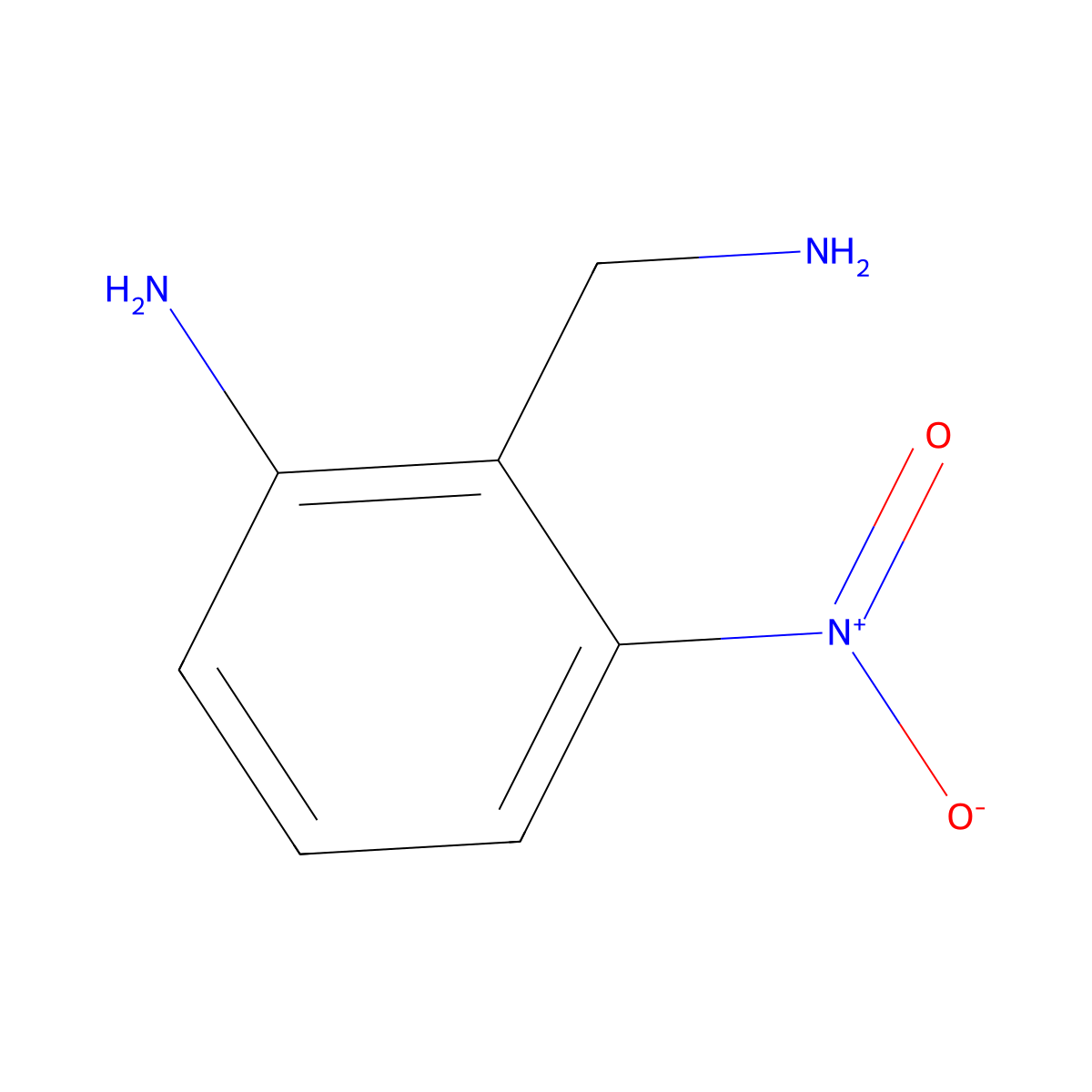 2-Amino-6-nitrobenzylamine molecular structure, CAS 1042973-75-0