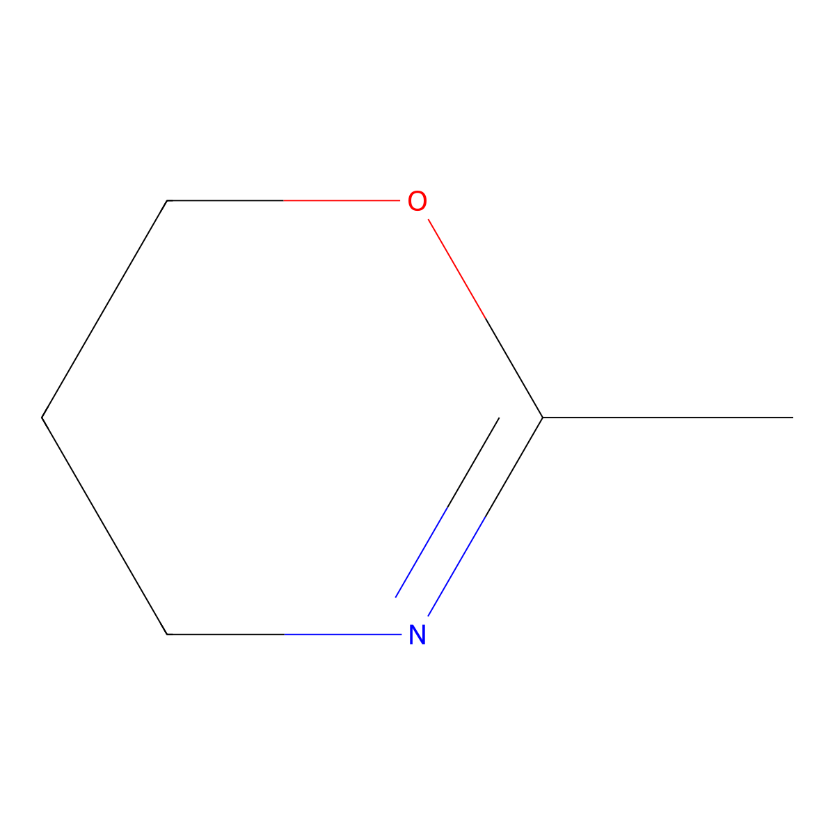 4H-1,3-Oxazine, 5,6-dihydro-2-methyl- molecular structure, CAS 10431-93-3