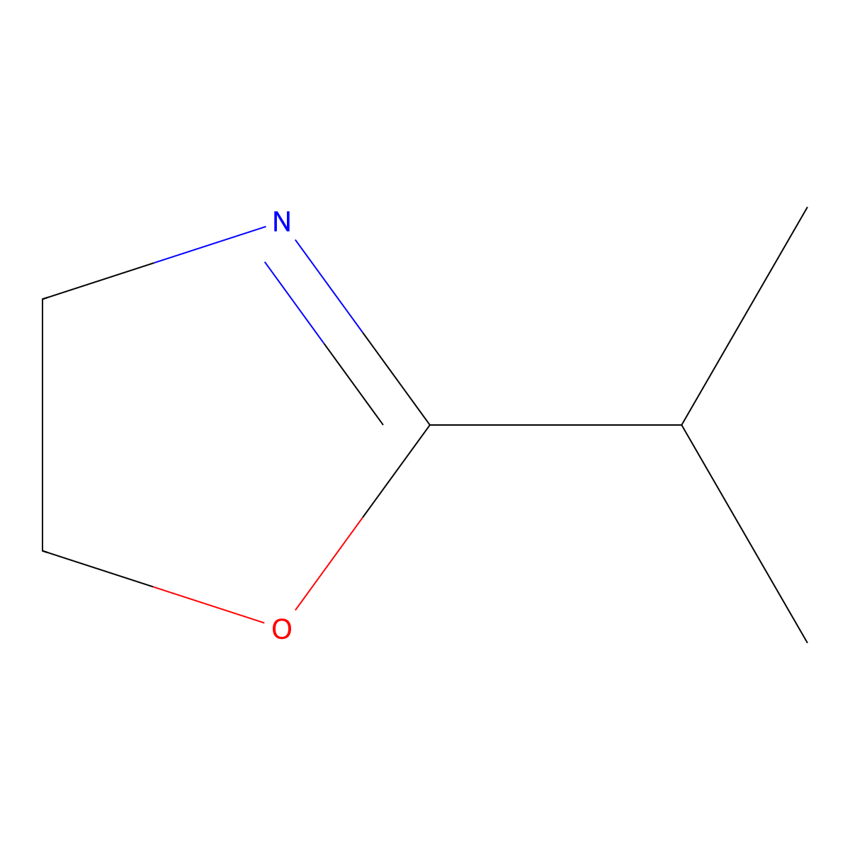 2-Isopropyl-2-oxazoline molecular structure, CAS 10431-99-9