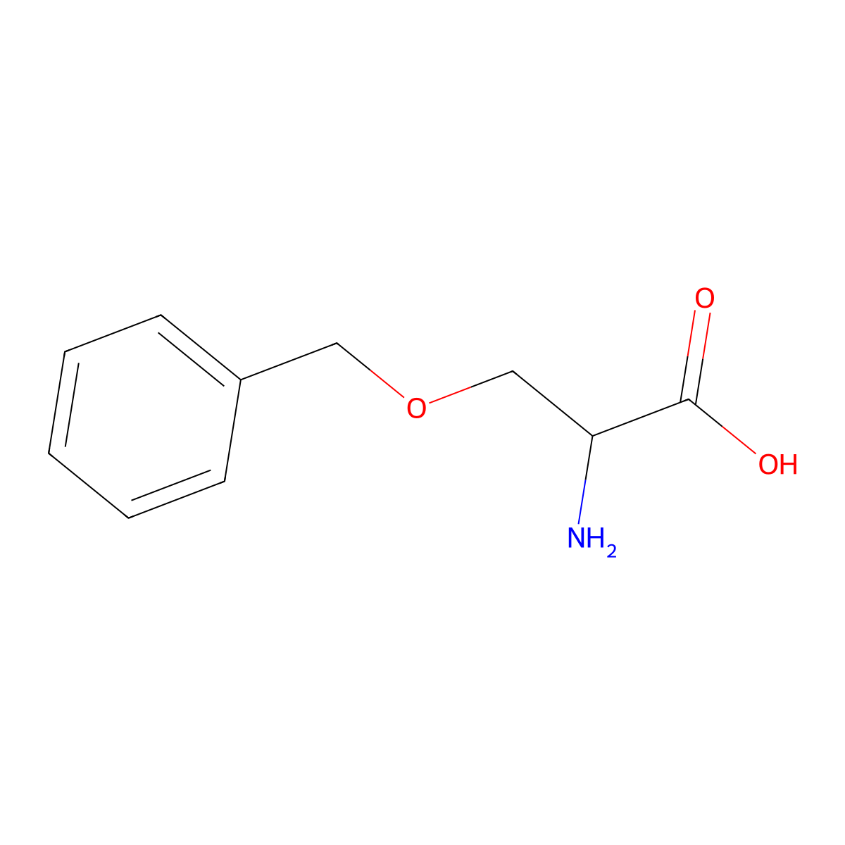 O-Benzyl-D-serine molecular structure, CAS 10433-52-0