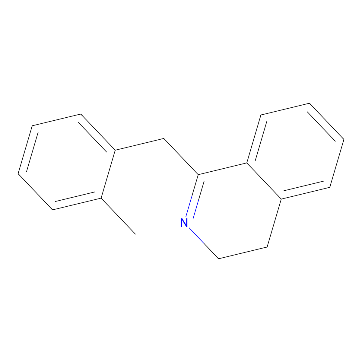 1-(2-Methylbenzyl)-3,4-dihydroisoquinoline molecular structure, CAS 104330-69-0