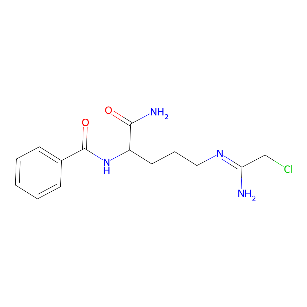 Cl-amidine molecular structure, CAS 1043444-18-3