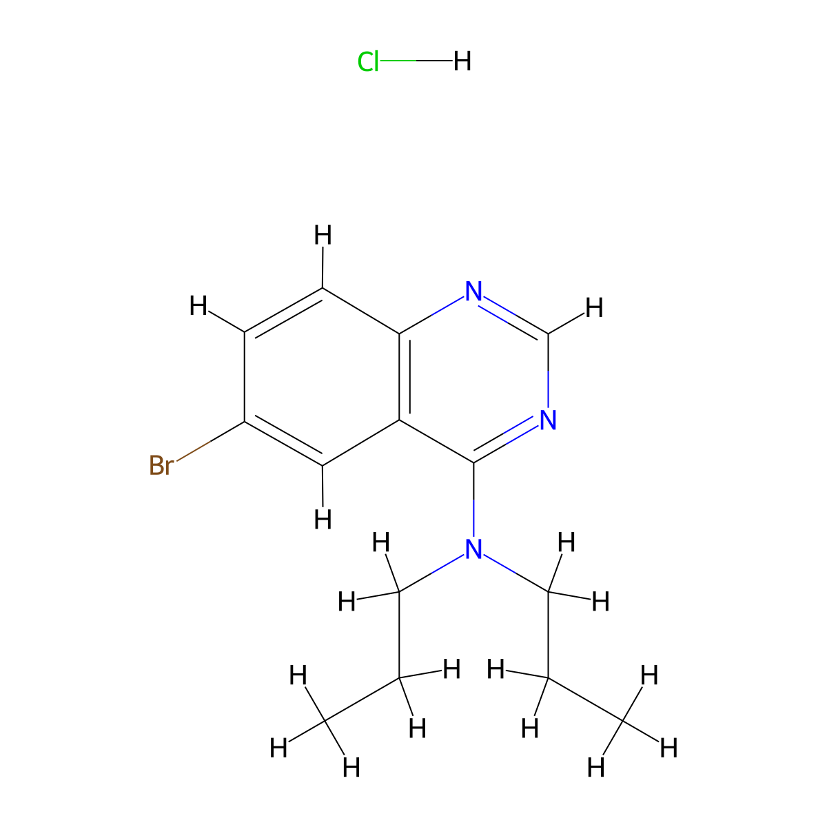 C14H19BrClN3 molecular structure, CAS 1043445-57-3