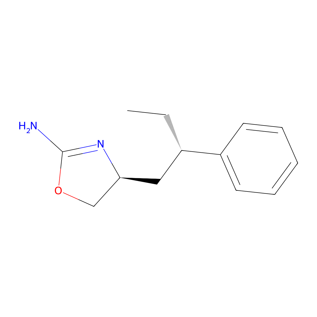 (S)-4-((S)-2-Phenylbutyl)-4,5-dihydrooxazol-2-amine molecular structure, CAS 1043495-96-0
