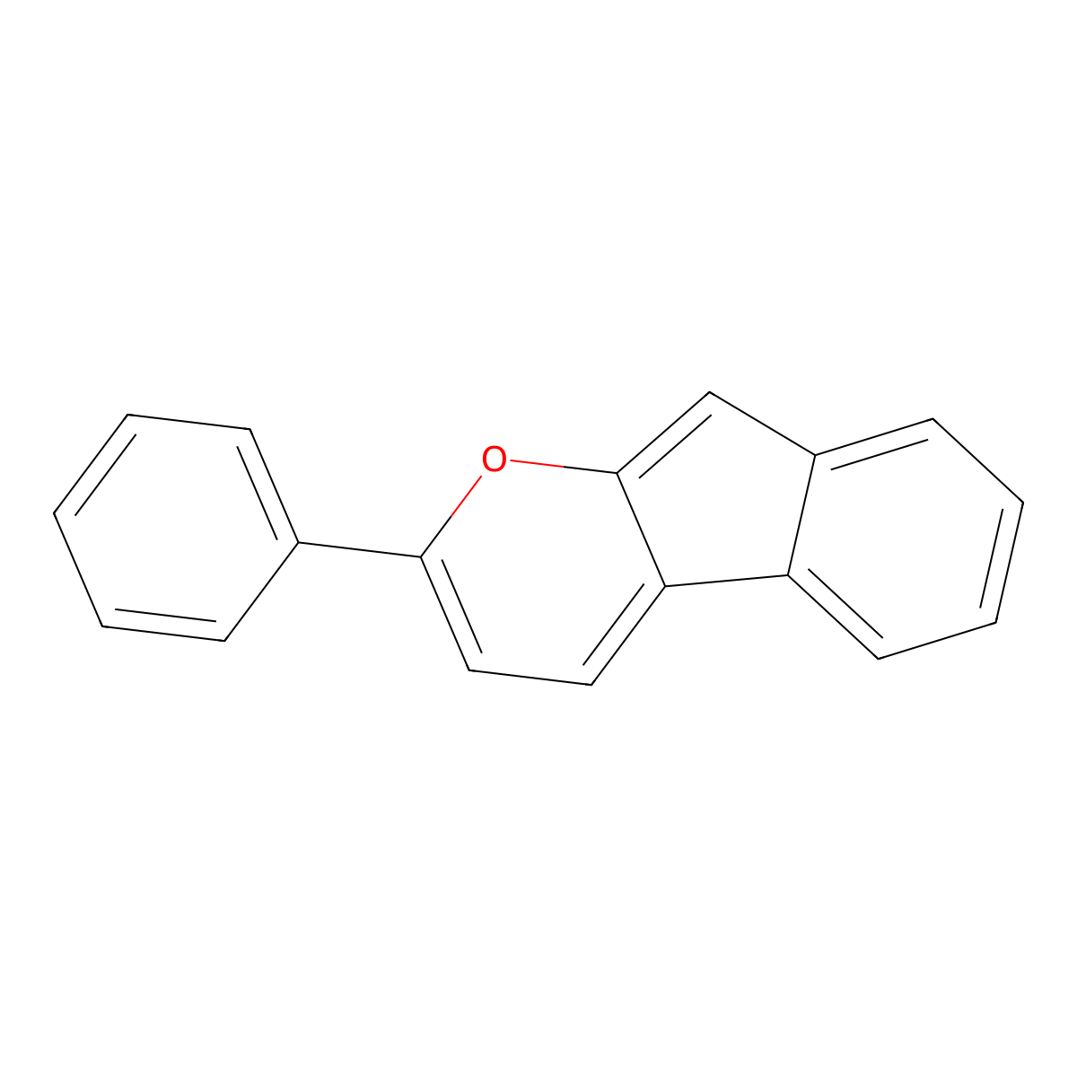 2-Phenylindeno[2,1-b]pyran molecular structure, CAS 10435-67-3