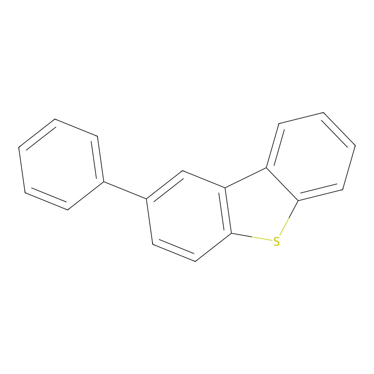 2-Phenyldibenzothiophene molecular structure, CAS 104353-07-3