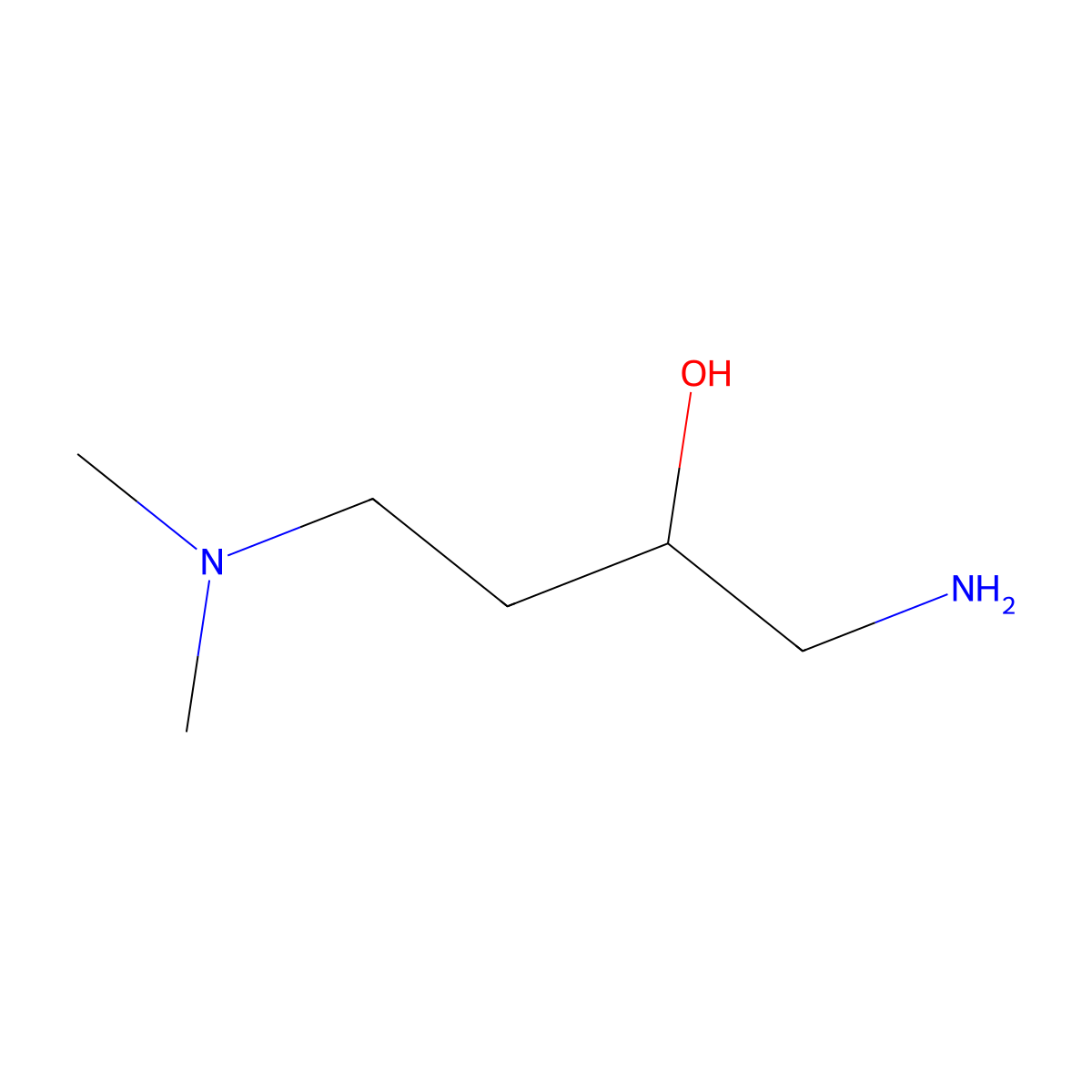 1-Amino-4-(dimethylamino)butan-2-ol molecular structure, CAS 104353-36-8