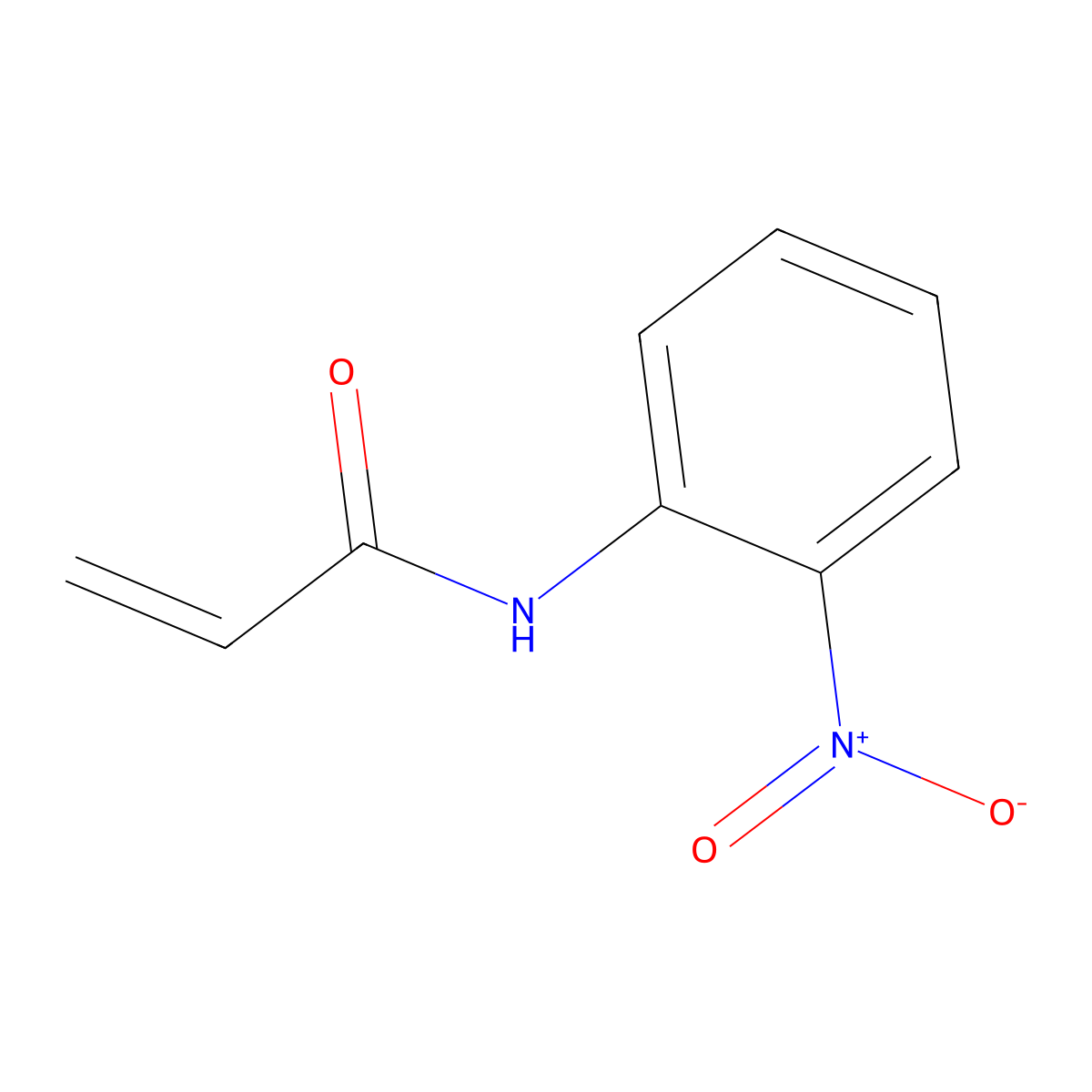 N-(2-nitrophenyl)prop-2-enamide molecular structure, CAS 104373-98-0