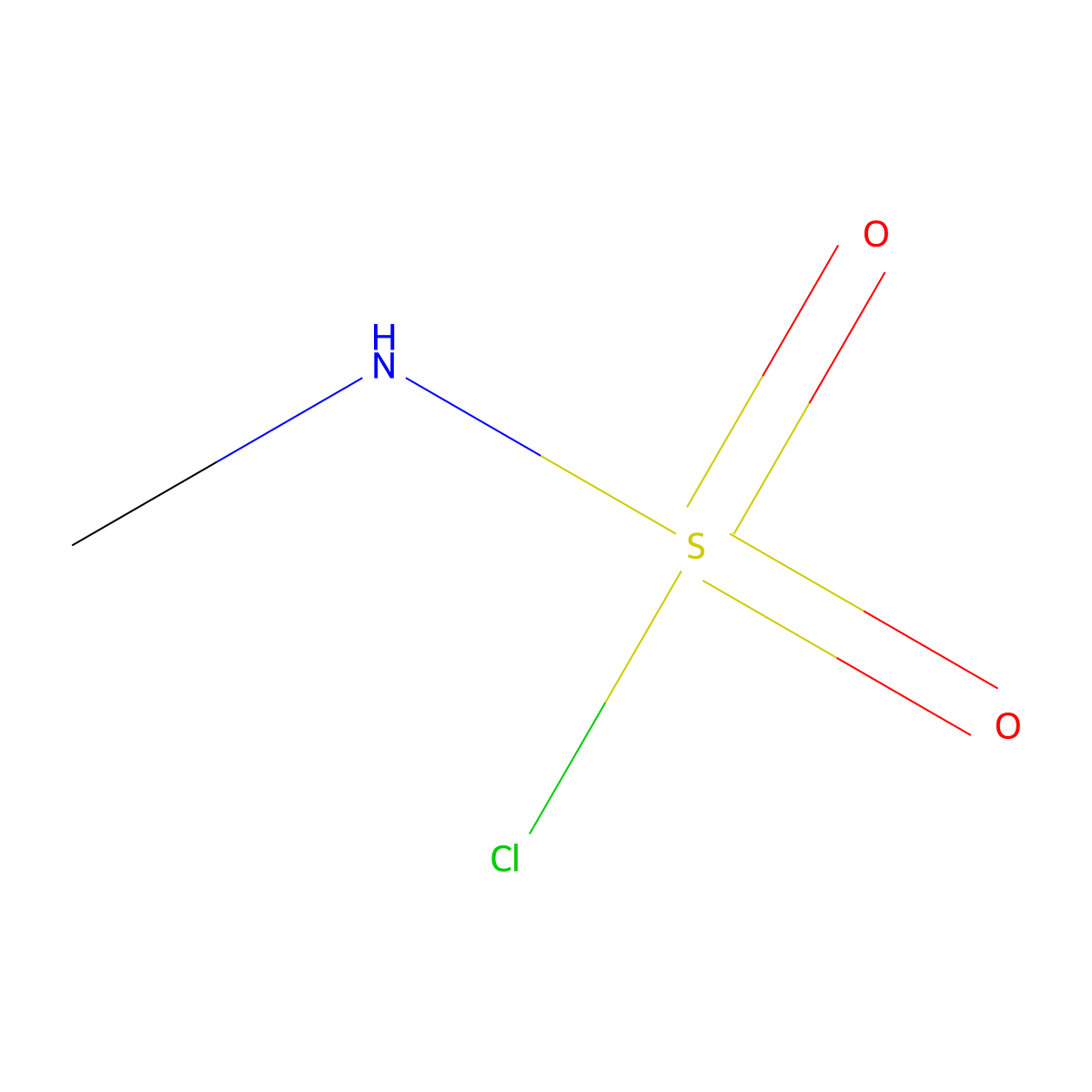 N-Methylsulfamoyl chloride molecular structure, CAS 10438-96-7