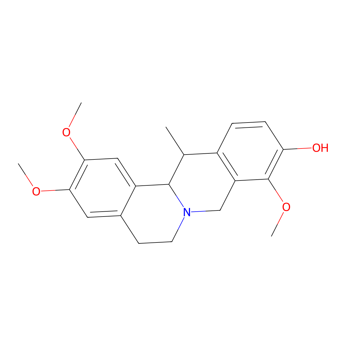 Yuanhunine molecular structure, CAS 104387-15-7
