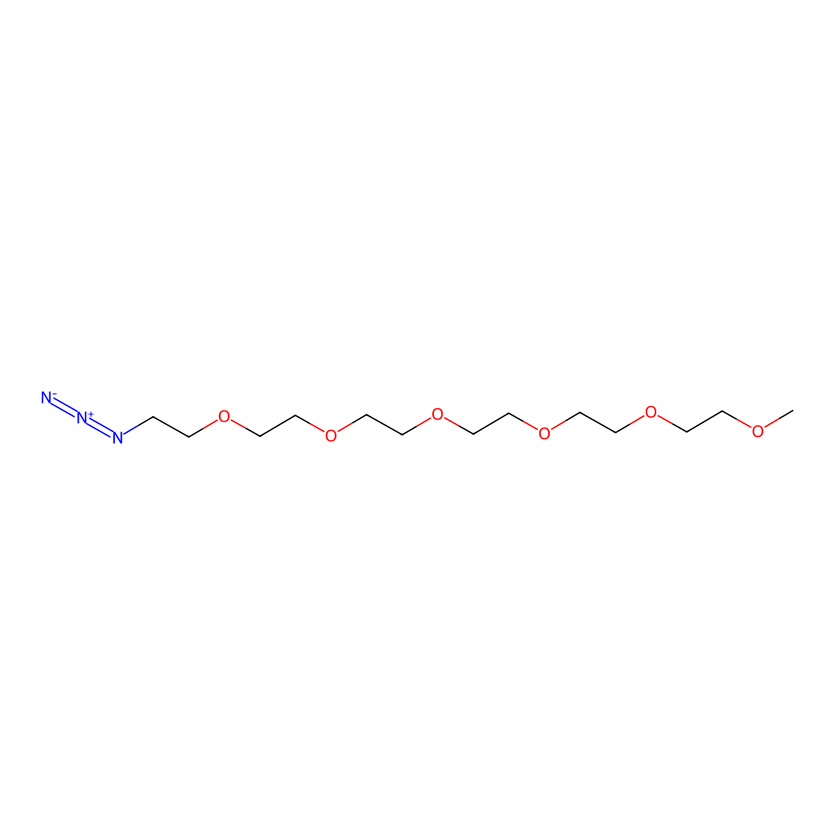 m-PEG6-Azide molecular structure, CAS 1043884-49-6