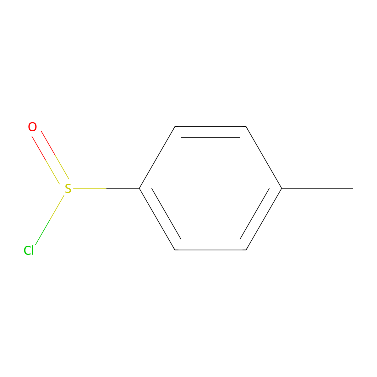 4-Methylbenzene-1-sulfinyl chloride molecular structure, CAS 10439-23-3
